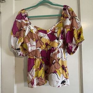 Nine West Babydoll Top Size XL